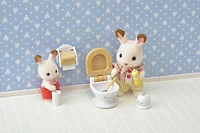 Ensemble de salle de bain Calico Critters Country, meubles et accessoires de maison de poupée