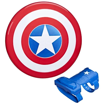 Marvel Avengers jouet Bouclier et Gant magnétiques de Captain America, jouet de jeu de rôle Avengers