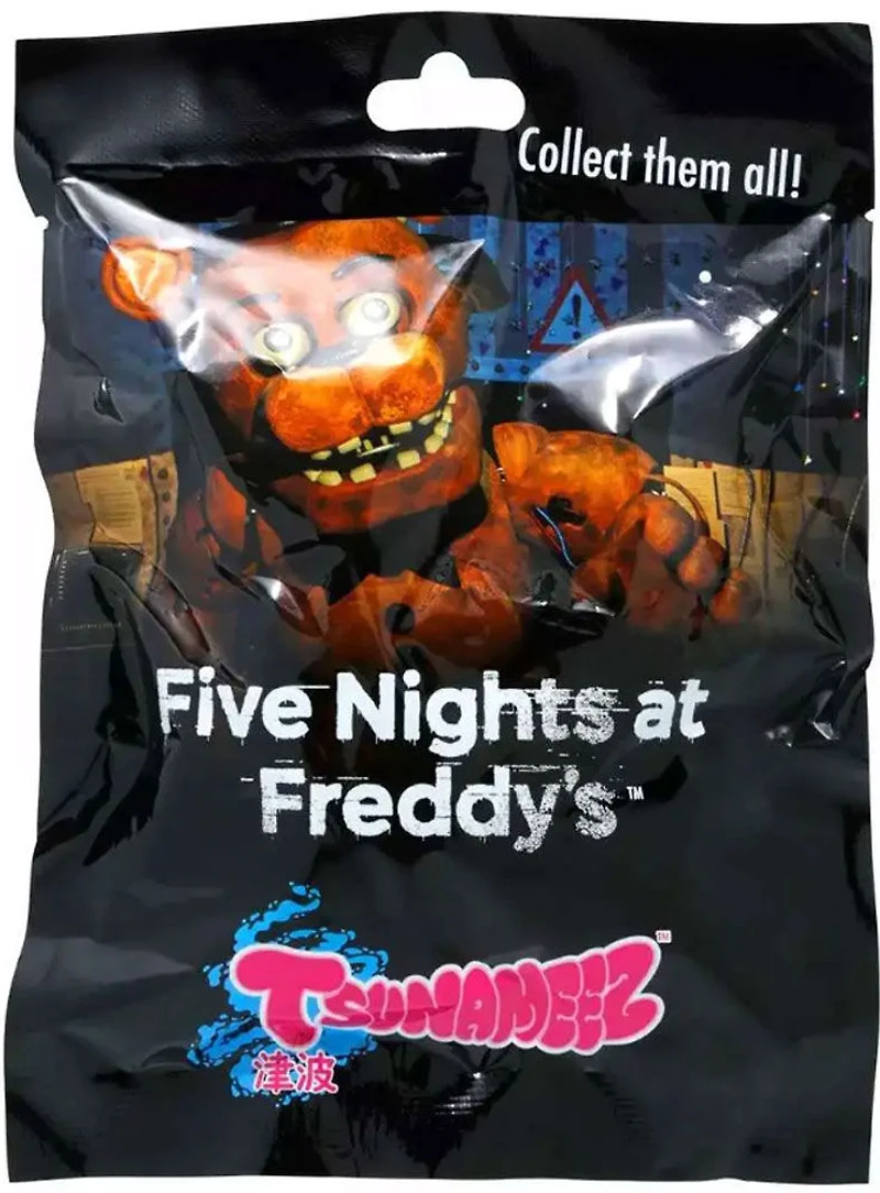 Five Nights at Freddy's Tsunameez Keychain Mystery Bags - 1 par commande, la couleur peut varier (Chacun vendu séparément, sélectionné au hasard)
