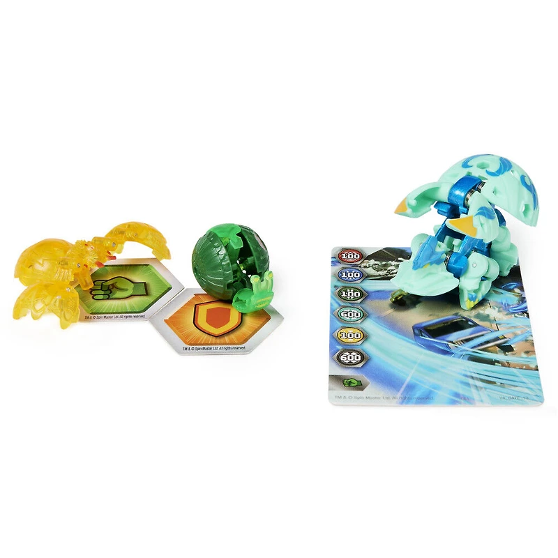 Bakugan Evolutions, Coffret Platinum Power Up Colossus avec Nano Sludgem et Widow