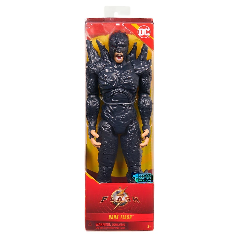 DC Comics, Figurine articulée Dark Flash de 30,5 cm, objets à collectionner du film Flash