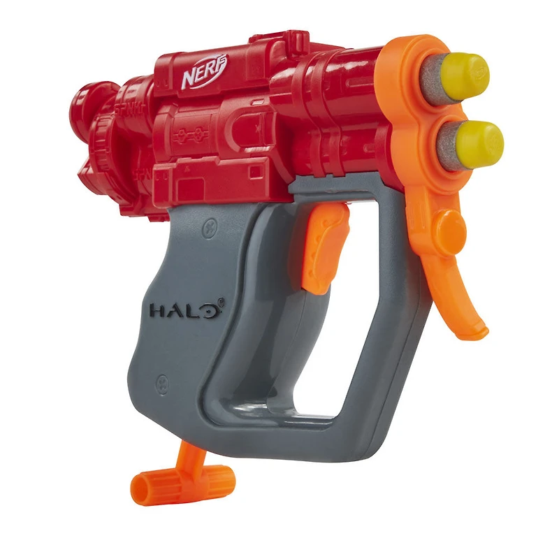 Nerf MicroShots Halo SPNKr, mini-blaster et 2 fléchettes Nerf