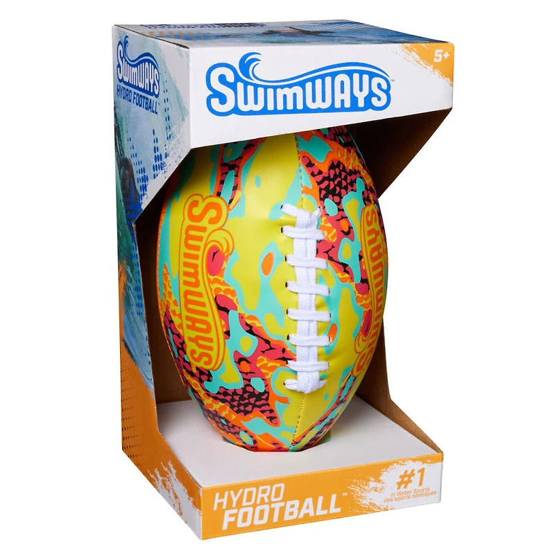 Swimways Hydro, Ballon de football américain étanche, 23,4 cm