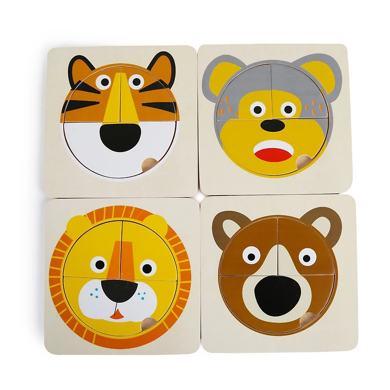 Imaginarium Discovery - Casse-tête en bois - Tête d'animal