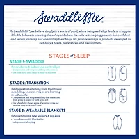 SwaddleMe® 2PK Sac de nuit PETITES ABEILLES ÉTAPE 1