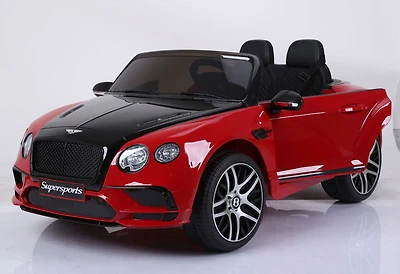 Bentley Porteur De 12 Volts - Rouge Et Noir - Notre exclusivité