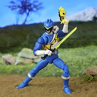 Power Rangers Lightning Collection, figurine Ranger bleu Dino Charge de 15 cm