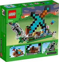 LEGO Minecraft L'avant-poste de l'épée 21244; Jeu de construction (427 pièces)