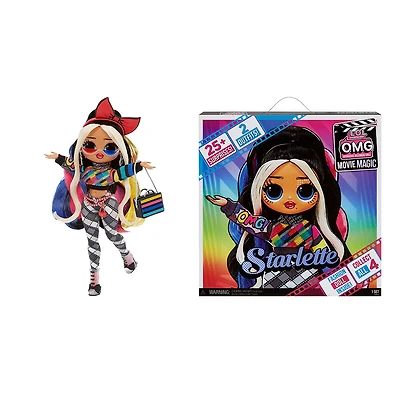 Poupée-mannequin LOL Surprise OMG Movie Magic, Starlette, avec 25 surprises