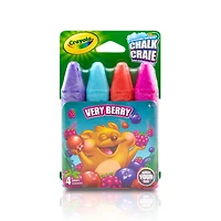 Crayola Washable Sidewalk Chalk, 4 Count