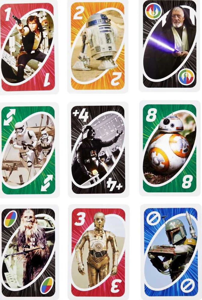 Jeu de carte UNO Star Wars avec 112 cartes
