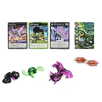 Bakugan Evolutions, Coffret Platinum Power Up Blitz Fox avec Nano Riptide et Nano Fury