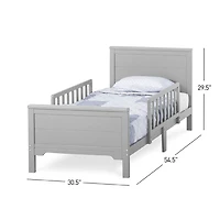 Lit Wilmington éclectique pour toujours, gris froid