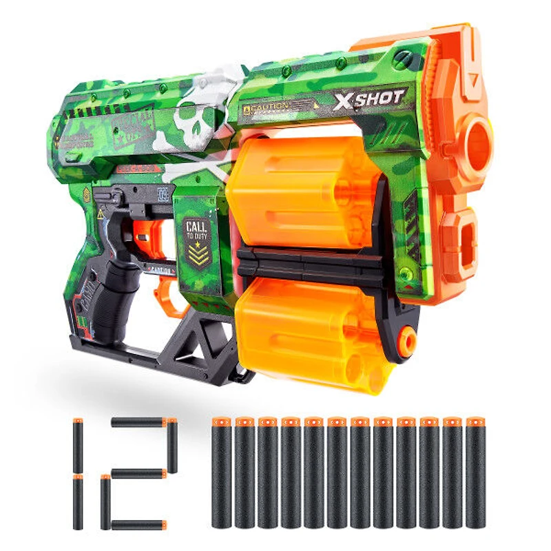 Zuru X-Shot Skins Dread Dart Blaster - Camo (12 Darts)