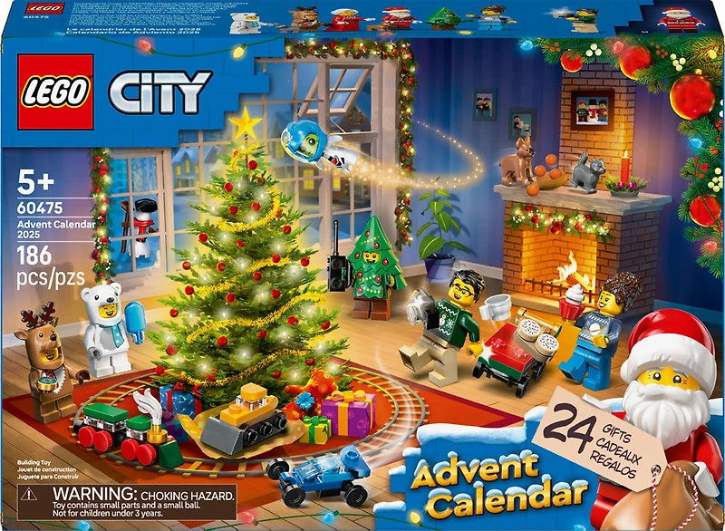 LEGO City Advent Calendar 2025 Countdown to Christmas Gift for Ages 5 and up 60475