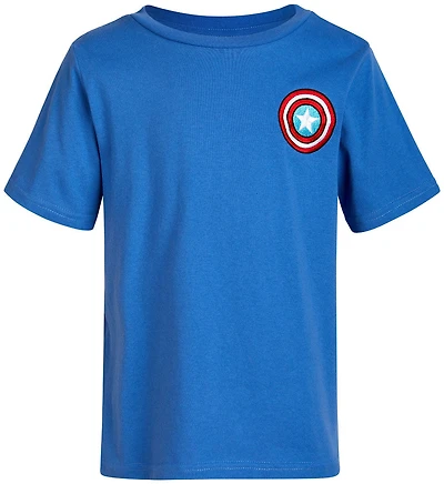 Marvel - Short Sleeve Tee - Captain America / Blue