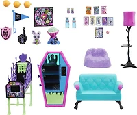 Monster High - Coffret de jeu - Salle des étudiants, mobilier et acc.​