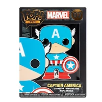Badge émaillé Captain America par Funko Pop! Marvel