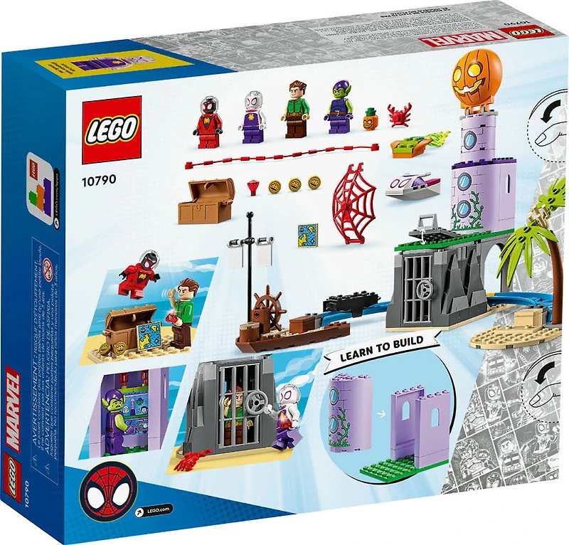 LEGO Marvel Team Spidey at Green Goblin's Lighthouse 10790 (149 Pieces)
