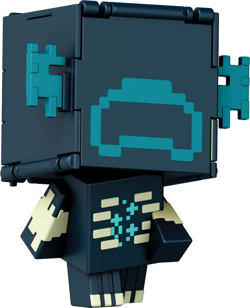 Minecraft Flippin' Figs Figures Collection Warden + Sculk Catalyst