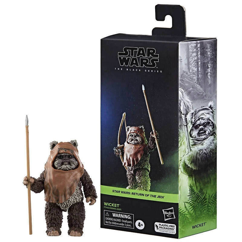 Star Wars The Black Series, Wicket W. Warrick, figurine de 15 cm, Star Wars : Le Retour du Jedi
