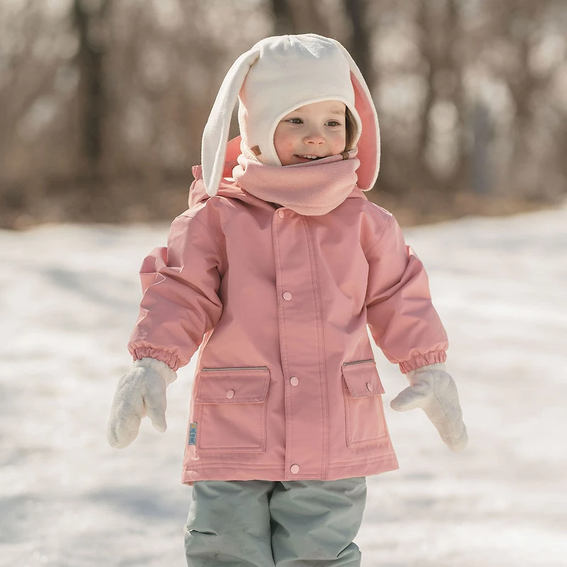 Chapeaux Animaux en Polaire pour Enfants | Lapin Crème