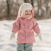 Chapeaux Animaux en Polaire pour Enfants | Lapin Crème