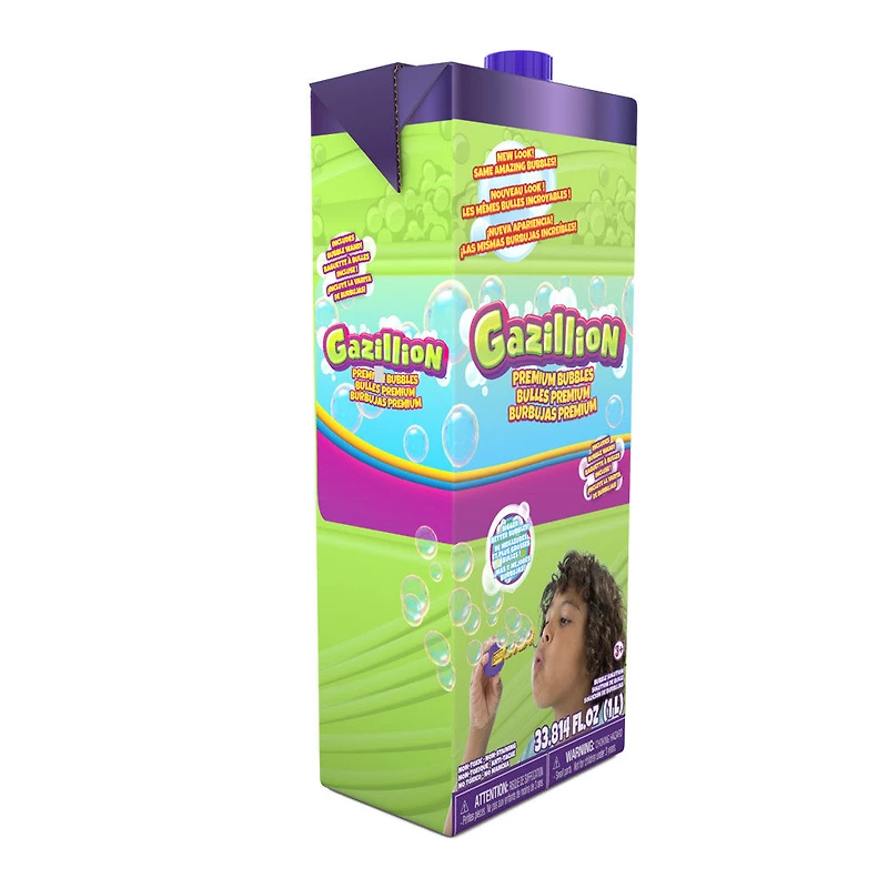 Gazillion Bulles Solution en Boîte de 1L