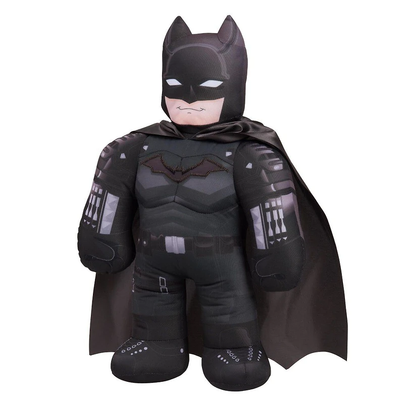 Jouet en Peluche Parlant de 45 cm (18 pouces) The Batman Bashin' Battler Batman avec Poitrine Eclairante et Expressions d'Action - Édition anglaise