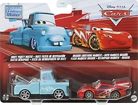 Coffrets de 2 Drift Party Mater & Dragon Mcqueen du film "Les Bagnoles 3" ("Cars 3") de Disney et Pixar