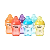 Tommee Tippee Fiesta Fun Time Bottle 6-Pack, 9oz