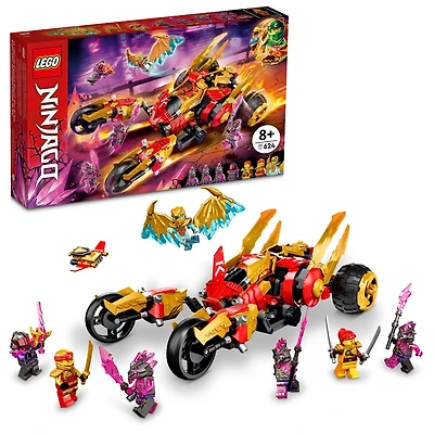 LEGO NINJAGO Le véhicule d'assaut dragon d'or de Kai 71773 Ensemble de construction (624 pièces)