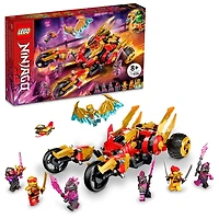 LEGO NINJAGO Le véhicule d'assaut dragon d'or de Kai 71773 Ensemble de construction (624 pièces)