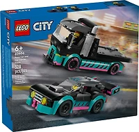 LEGO City Race Car and Car Carrier Truck Building Toy 60406