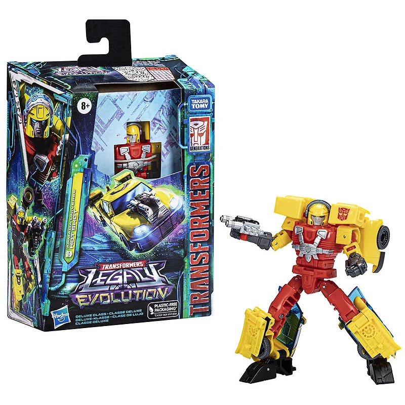 Transformers Legacy Evolution, figurine Armada Universe Hot Shot de 14 cm, classe Deluxe
