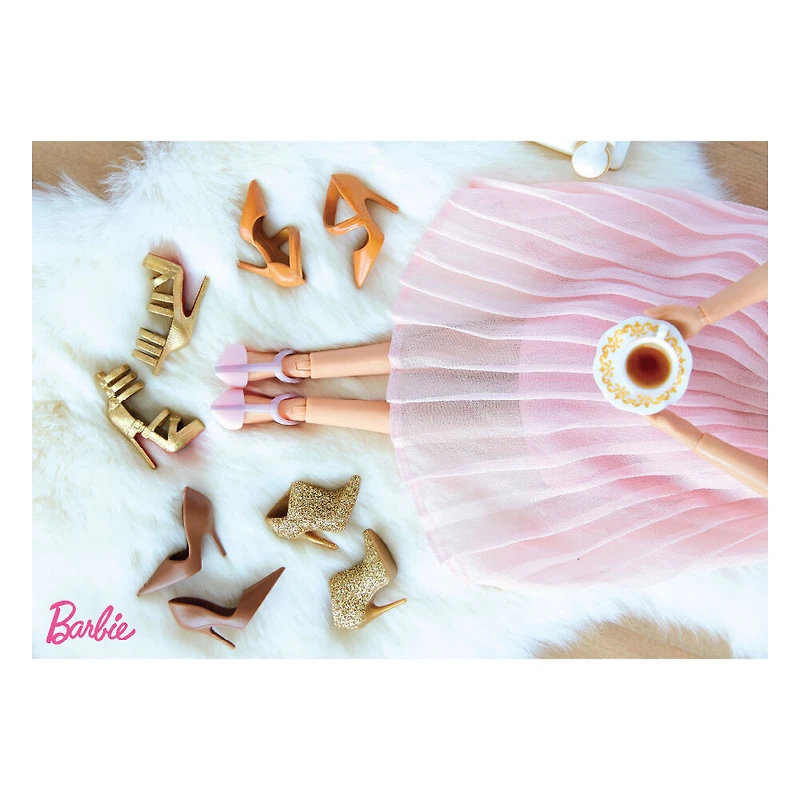 Puzzles Sure-Lox - Collection de puzzles Barbie - Chaussures et Café