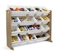 Toy Organizer with 16 Bins, Natural