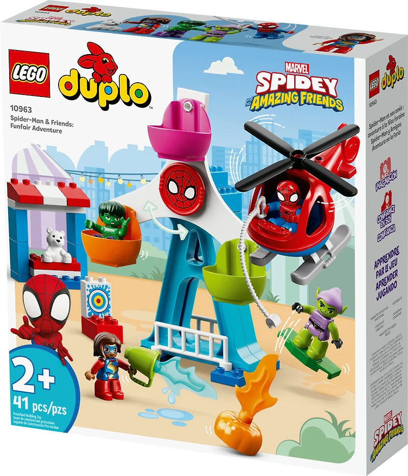 LEGO DUPLO Marvel Spider-Man et ses amis : aventure à la fête foraine 10963 (41 pièces)