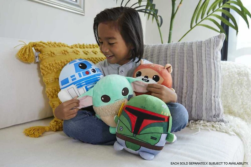 Star Wars Cuutopia - R2-D2, personnage en peluche de 7 pouces, poupée oreiller douce et arrondie pour les 3 ans et plus