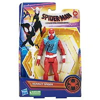 Marvel Spider-Man: Across the Spider-Verse Scarlet Spider Toy, 6-Inch-Scale Action Figure with Accessory, Toy for Kids Ages 4 and Up