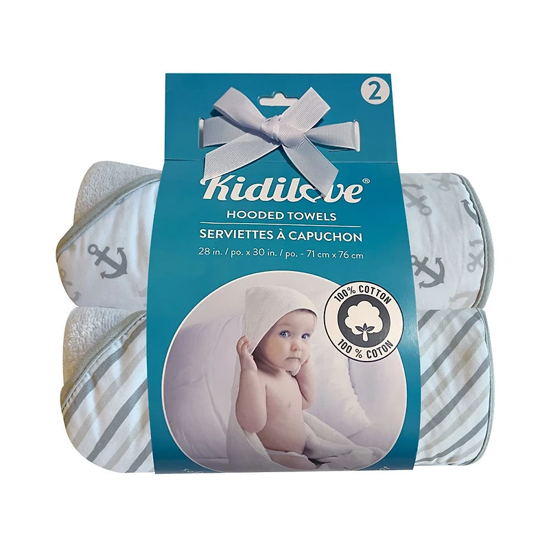 2 Pack Hooded Towels