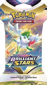 Booster et protège-cartes Pokémon Épée et Bouclier 9 "Stars Étincelantes" - Édition anglaise