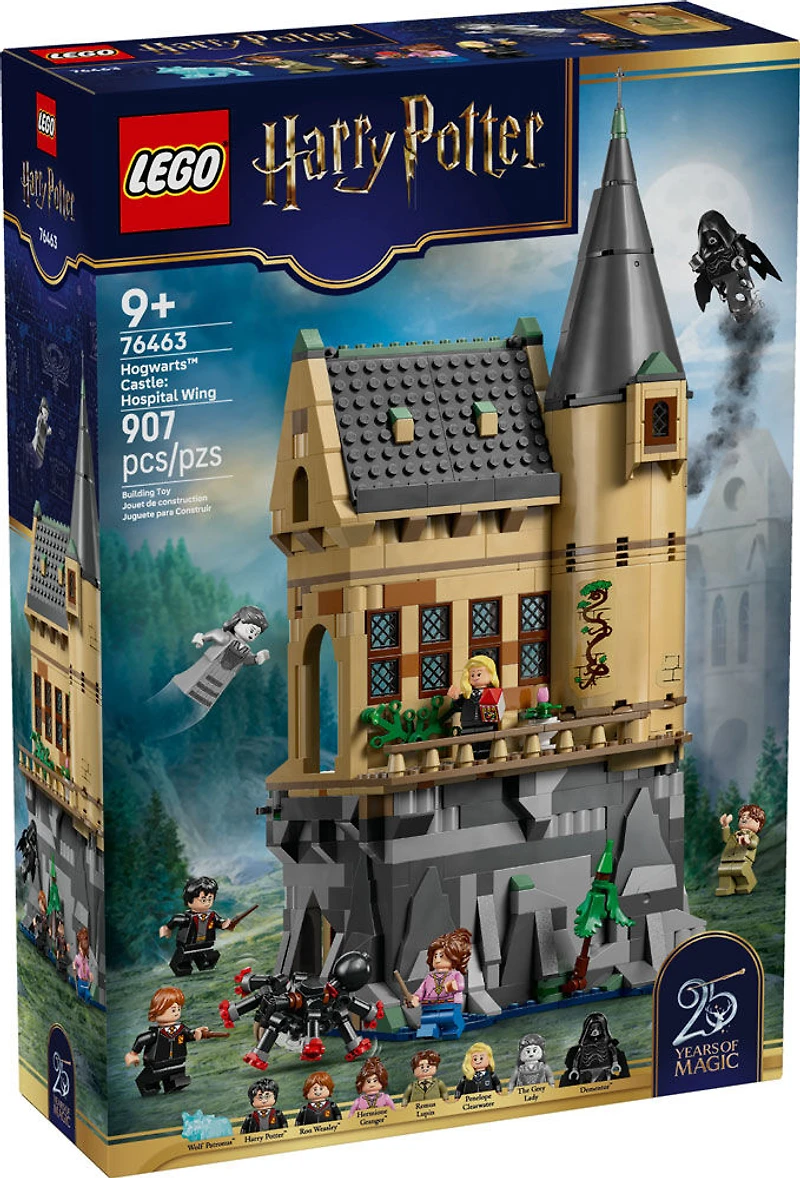 LEGO Harry Potter Le Château de Poudlard : l'Infirmerie, Jouet de Construction, Ensemble de Jeu avec 7 Figurines 76463