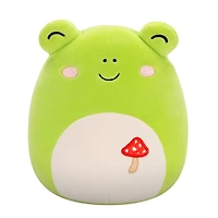 Peluche Squishmallows 7.5" - Wendy la grenouille verte avec broderie champignon