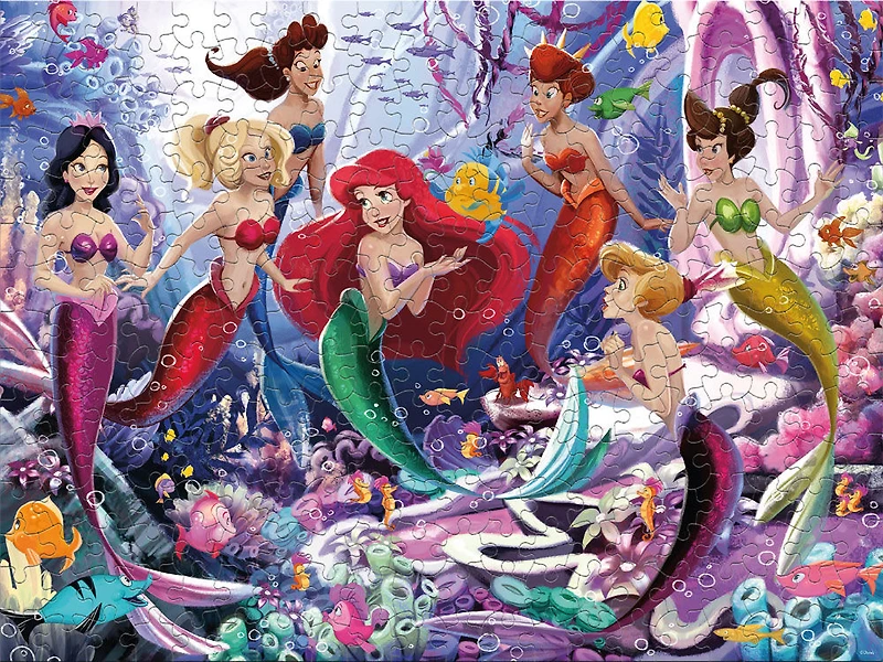Disney 300 Pièces Surdimensionnées - Ariel Et Ses Soeurs - Puzzle 300 Pièces