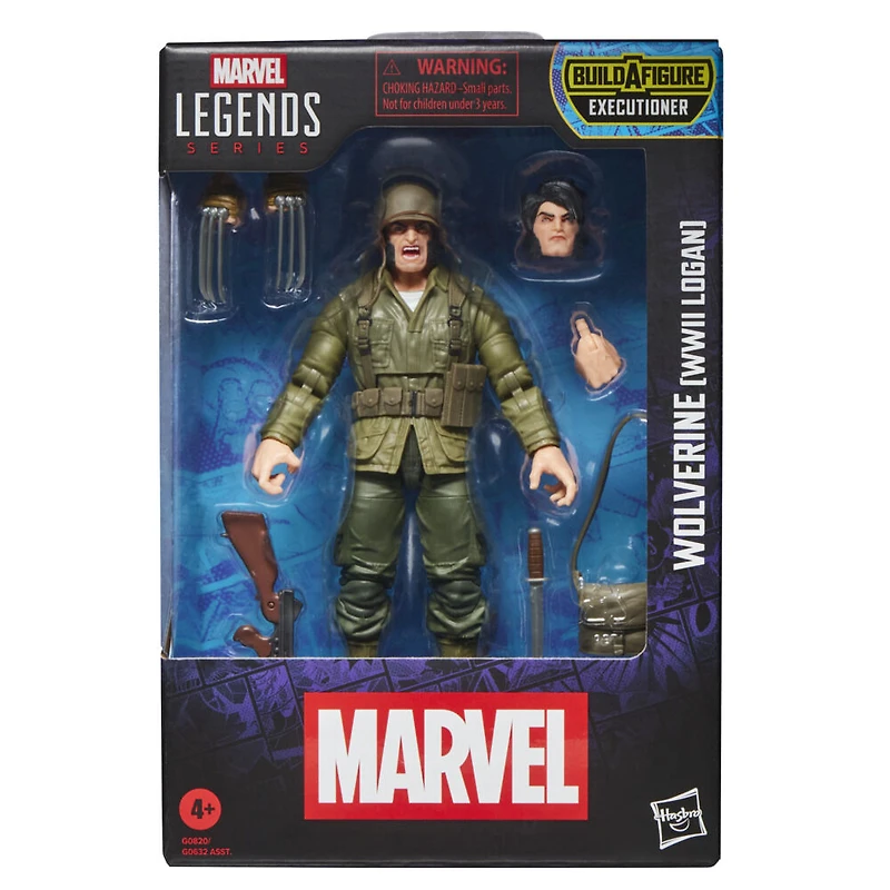 Marvel Legends Series, figurine Wolverine (WWII Logan) inspirée des bandes dessinées X-Men