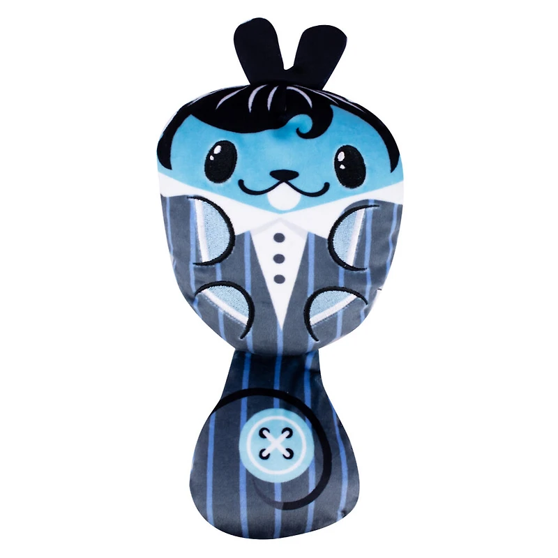 "Dogs Vs. Squirls" (Chien contre écureuils)  -CHONKS! Peluche de 6 pouces.