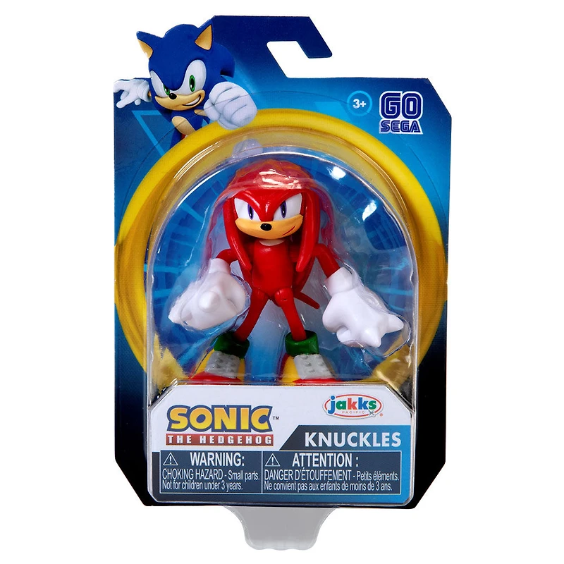 SONIC 2.5" BASIC FIGURES WITH ACCY Modern Knuckles WAVE 1