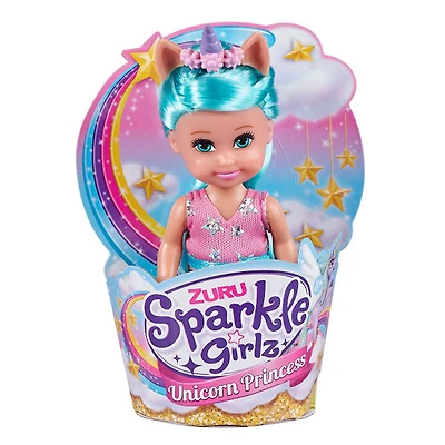 Zuru Sparkle Girlz Cupcake Unicorn Princess Doll (Styles May Vary)