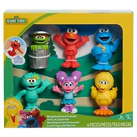 Les Amis du Voisinage de Sesame Street, 6 Figurines Articulées